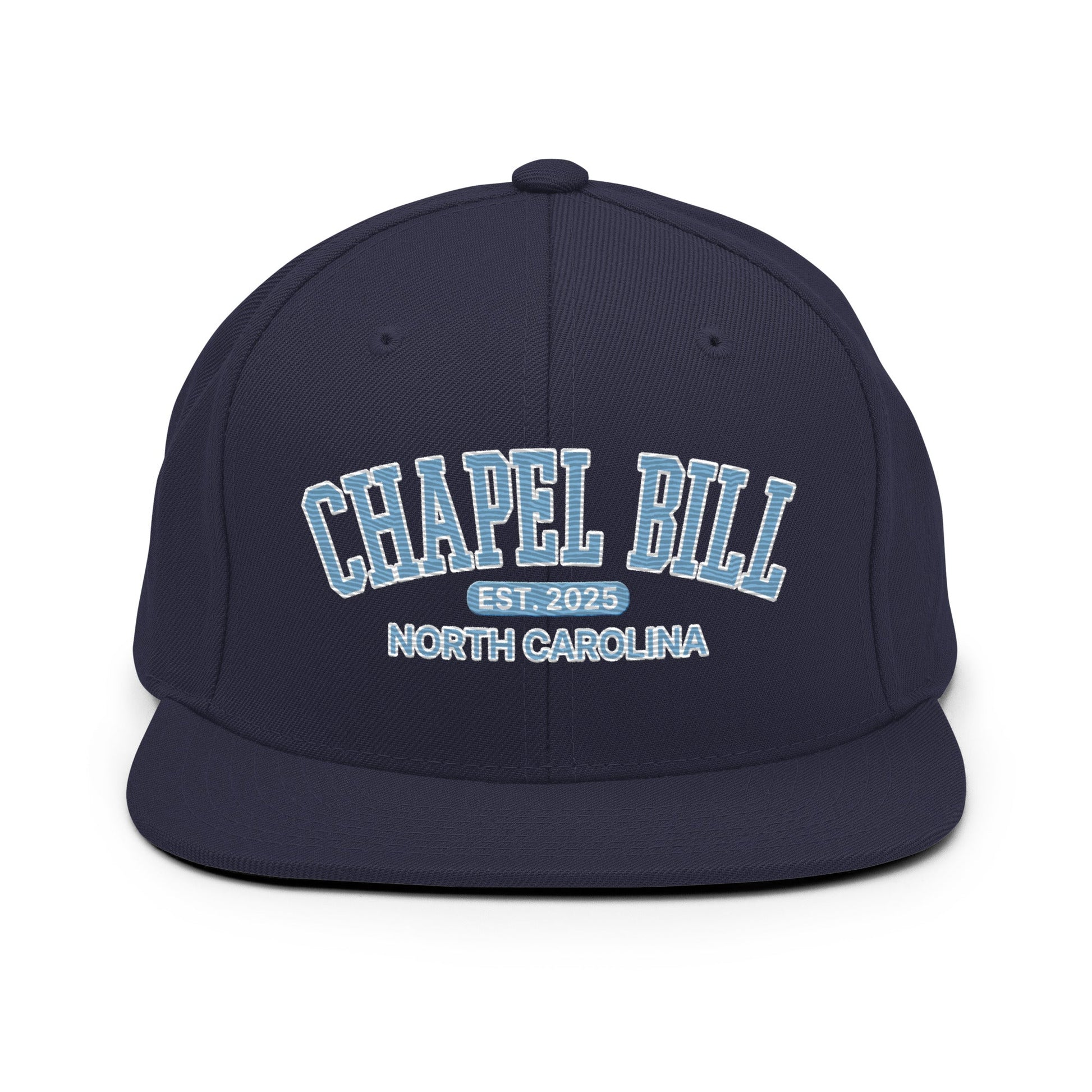 Chapel Bill Belichick UNC Coach Flat Bill Brim Snapback Hat Default Title