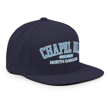 Chapel Bill Belichick UNC Coach Flat Bill Brim Snapback Hat Default Title