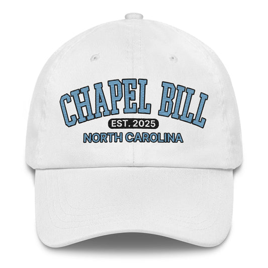 Chapel Bill Coach 2025 Belichick UNC Embroidered Dad Hat Default Title