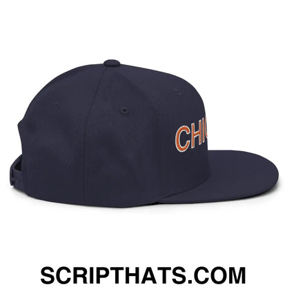 Chicago Football Snapback Hat Navy