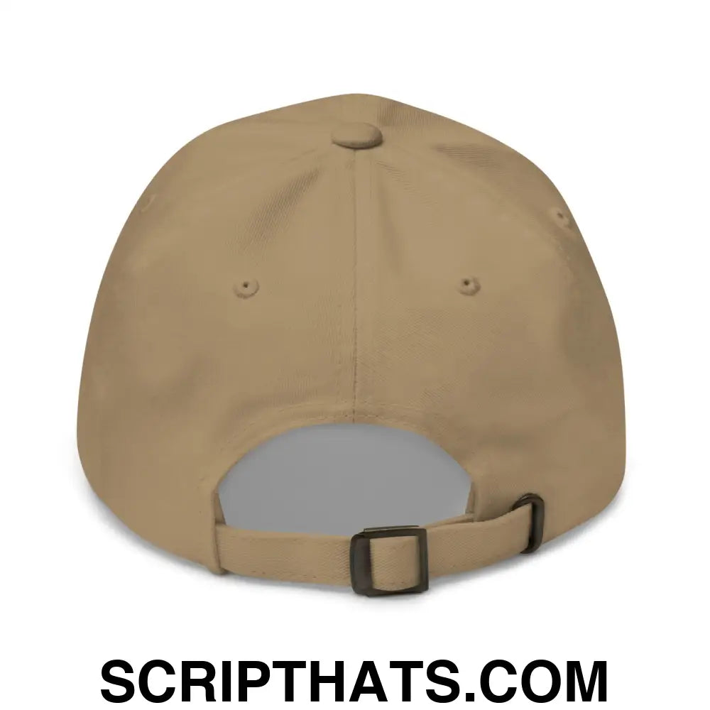 Chinga La Migra Embroidered Dad Hat Khaki