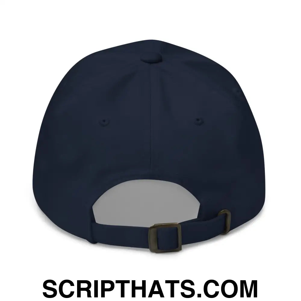 Chinga La Migra Embroidered Dad Hat Navy