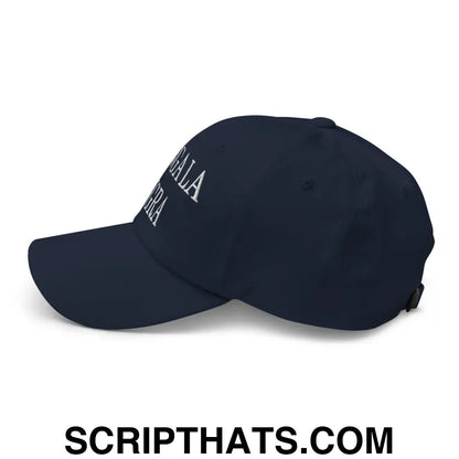 Chinga La Migra Embroidered Dad Hat Navy