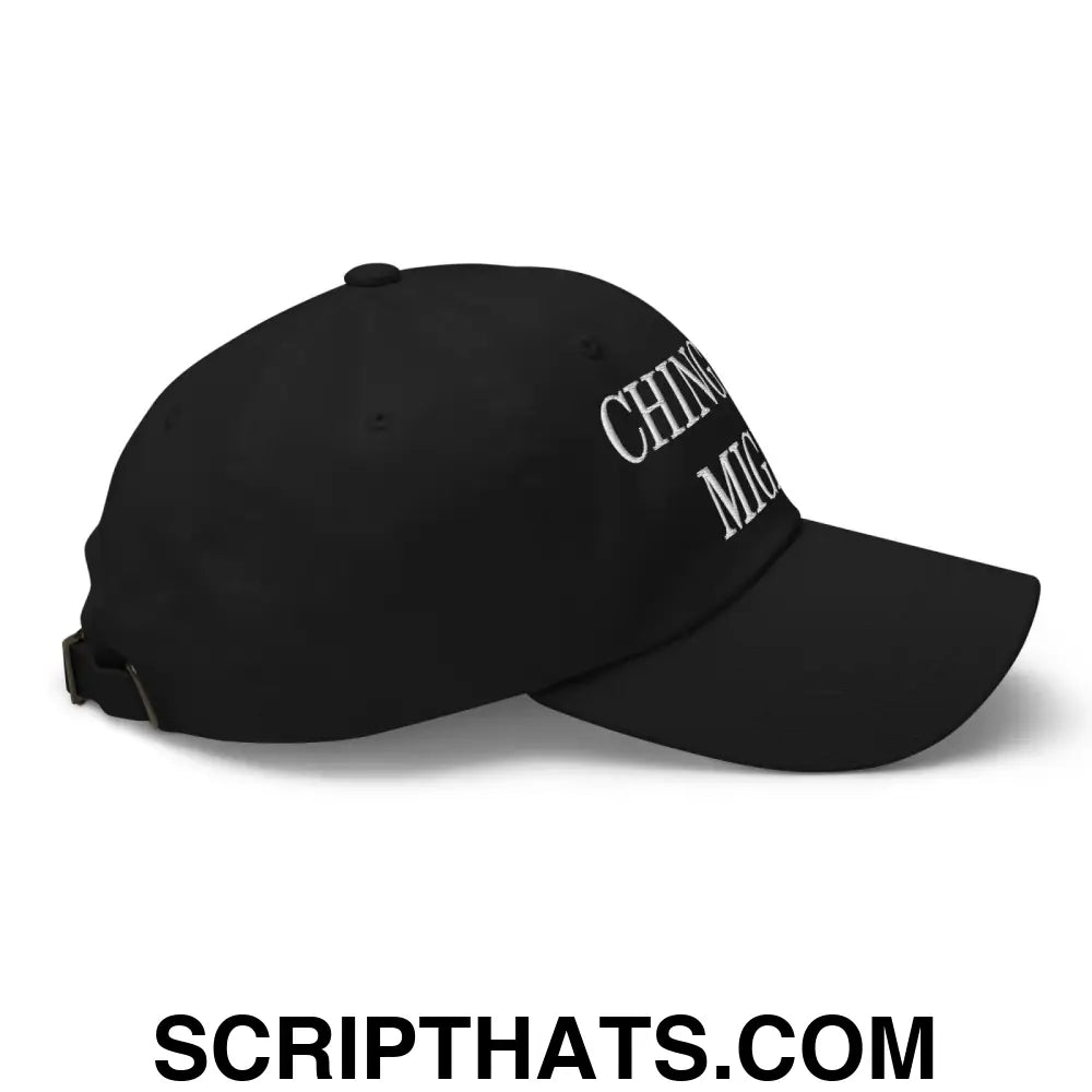 Chinga La Migra Embroidered Dad Hat Black