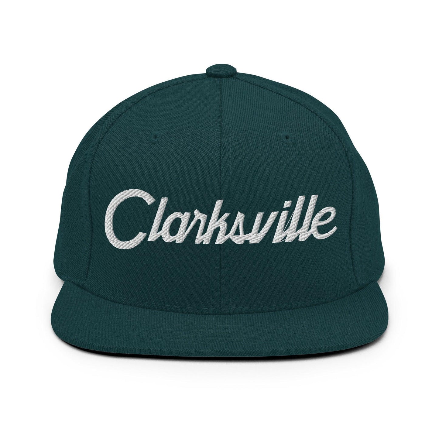 Clarksville Script Snapback Hat Spruce