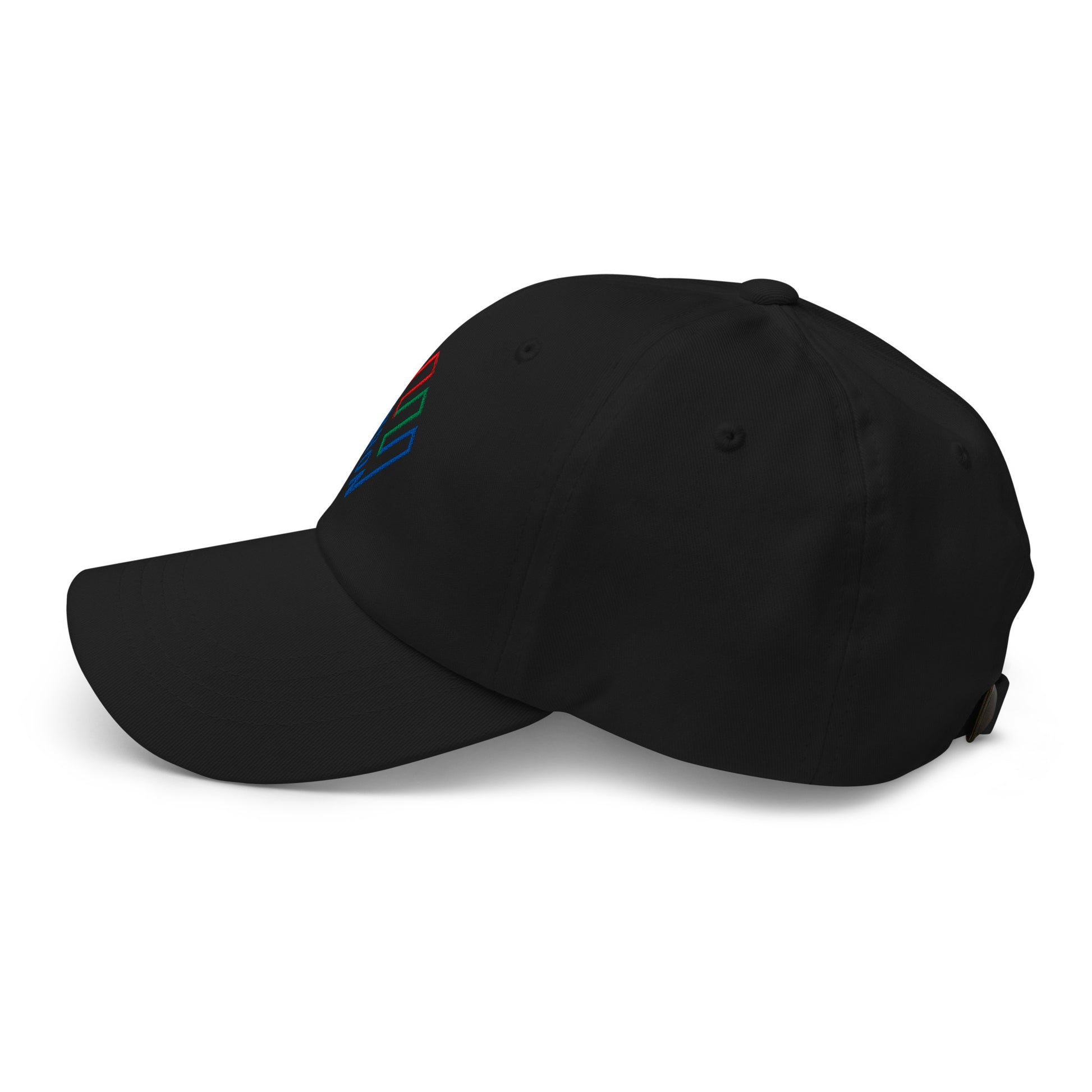 Enron Embroidered Dad Hat Black