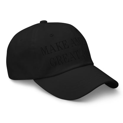 Blacked Out MAGA Make America Great Again Embroidered Dad Hat Default Title