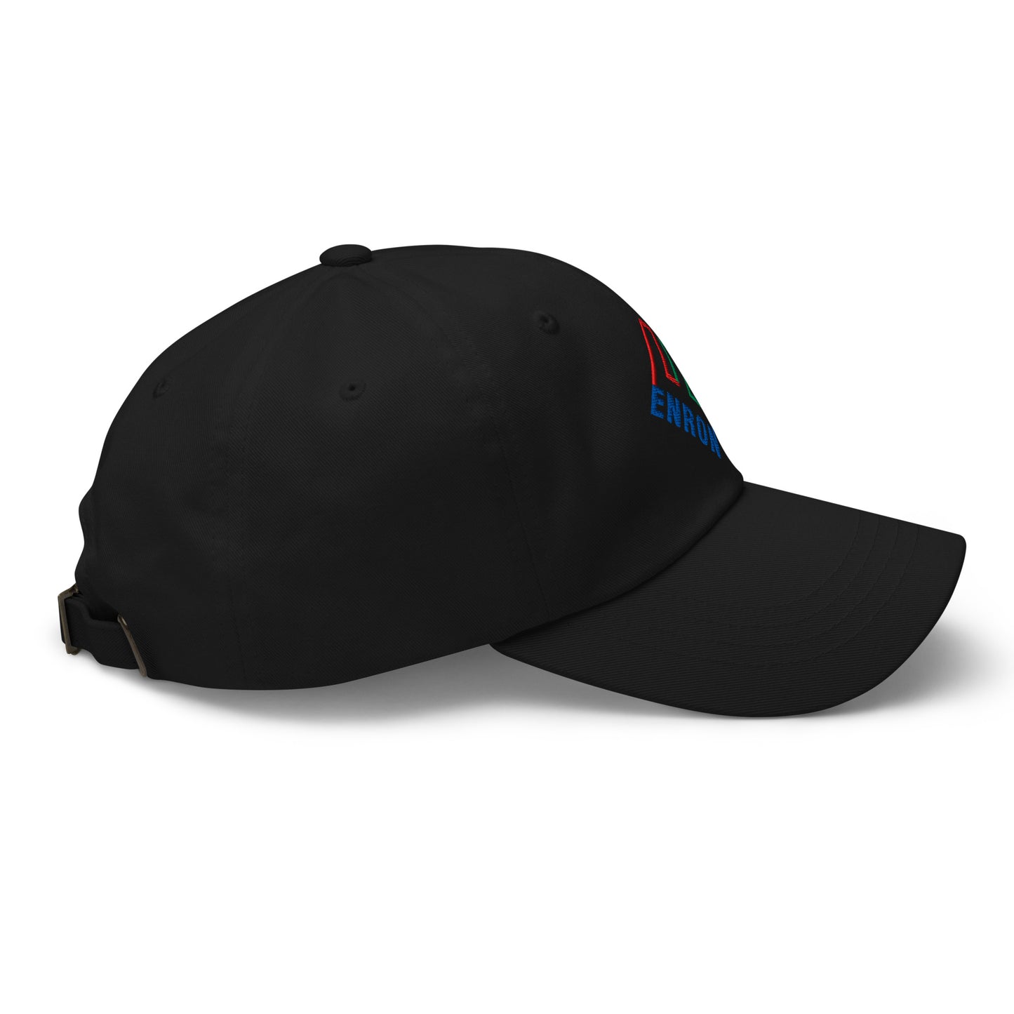 Enron Embroidered Dad Hat Black