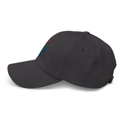 Enron Embroidered Dad Hat Dark Grey