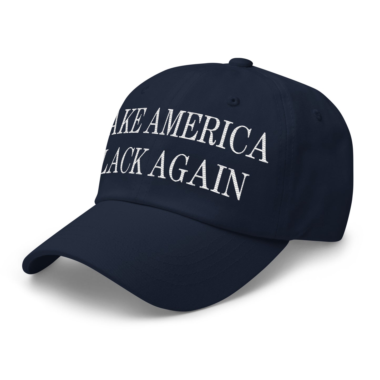 Make America Black Again Embroidered Dad Hat Navy