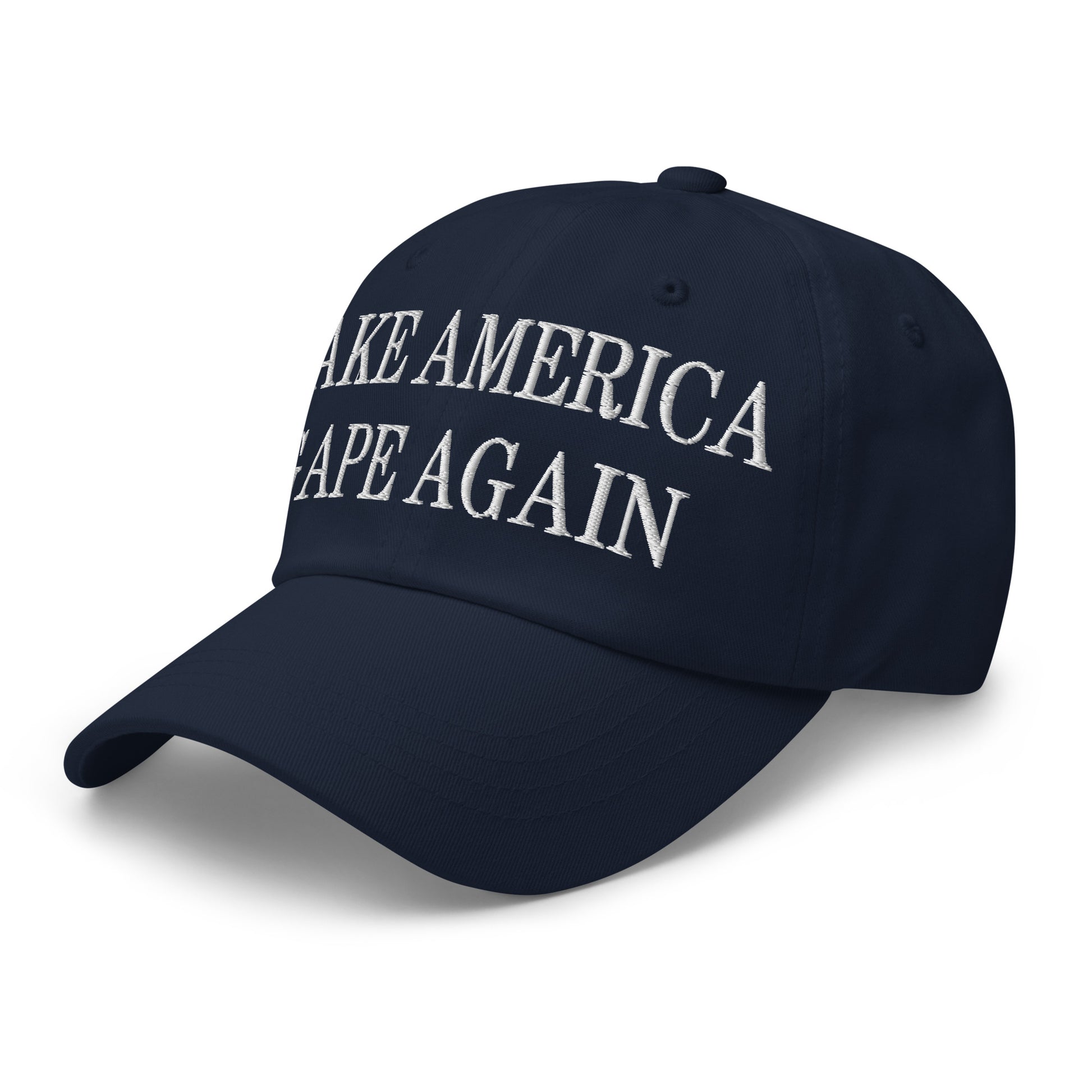 Make America Gape Again Embroidered Dad Hat Navy