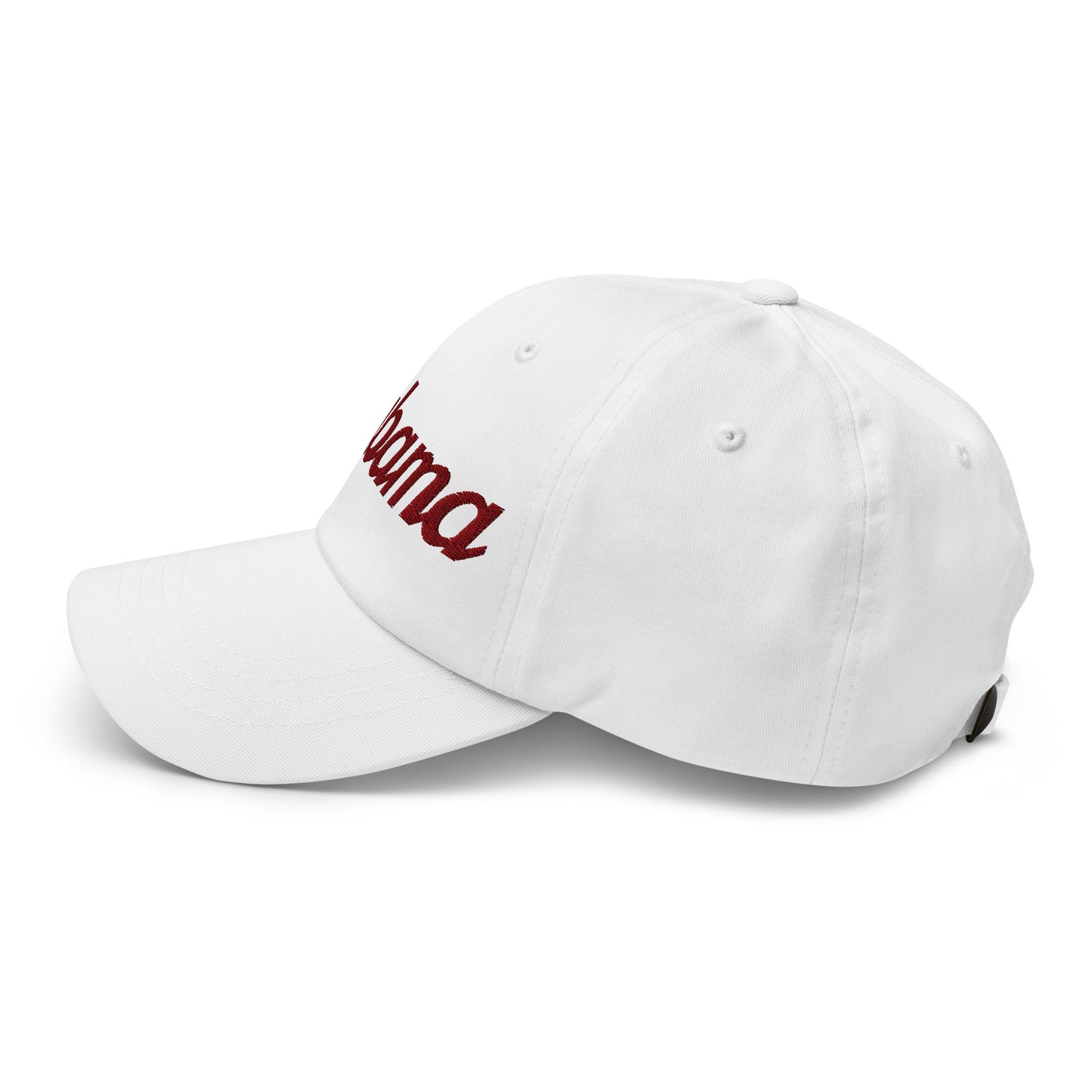 Alabama College Vintage Sports Script Embroidered Dad Hat Default Title