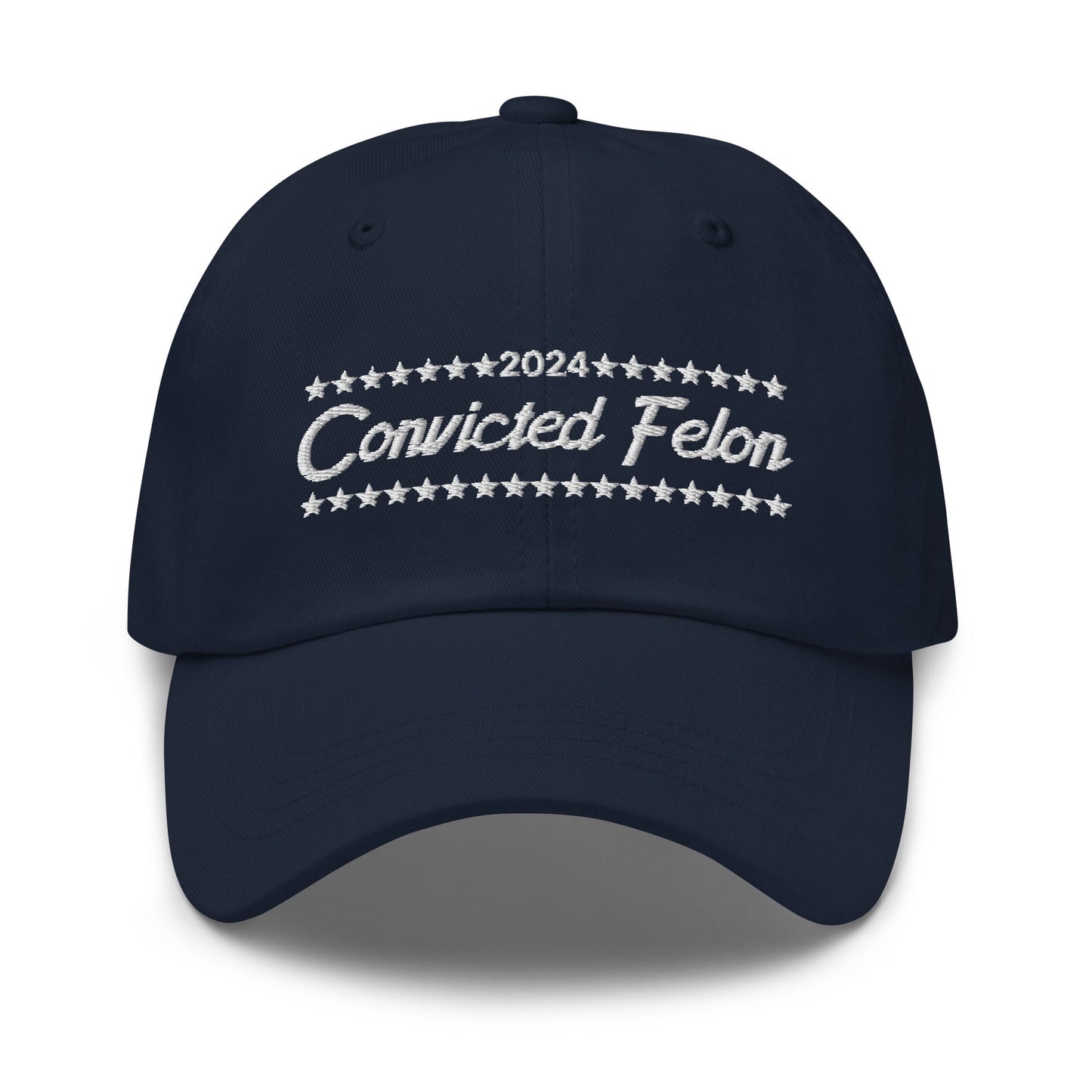 Convicted Felon 2024 Dad Hat Navy