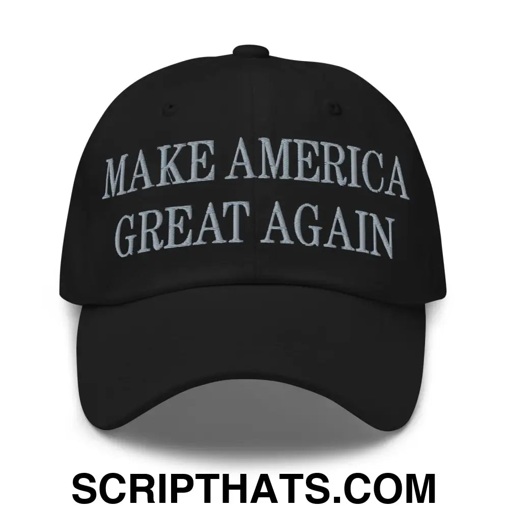 Dark MAGA Make America Great Again Embroidered Dad Hat Default Title