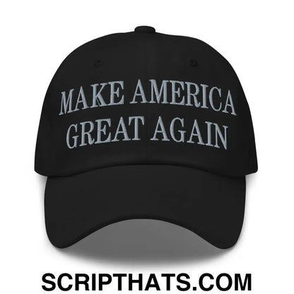 Dark MAGA Make America Great Again Embroidered Dad Hat Default Title