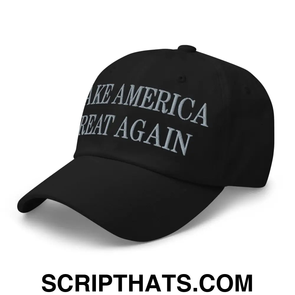 Dark MAGA Make America Great Again Embroidered Dad Hat Default Title