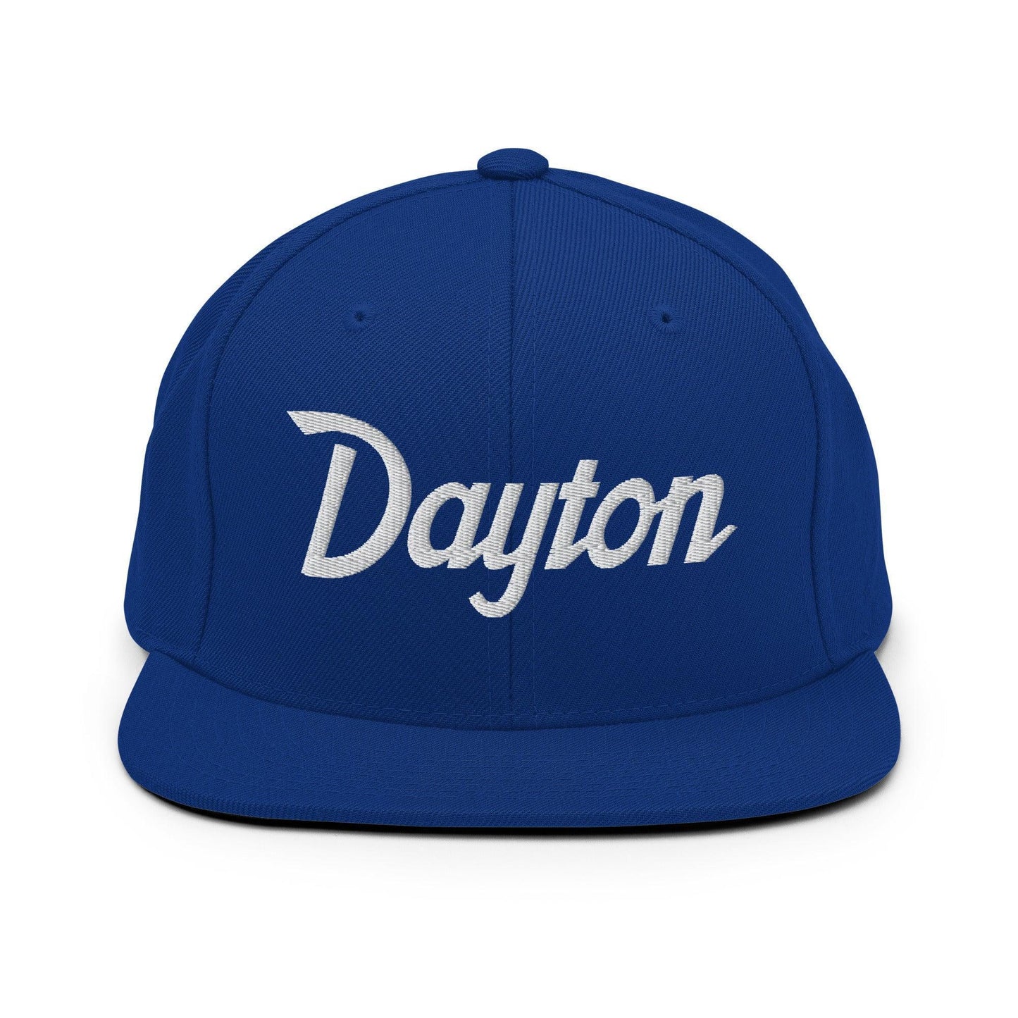 Dayton Script Snapback Hat Royal Blue