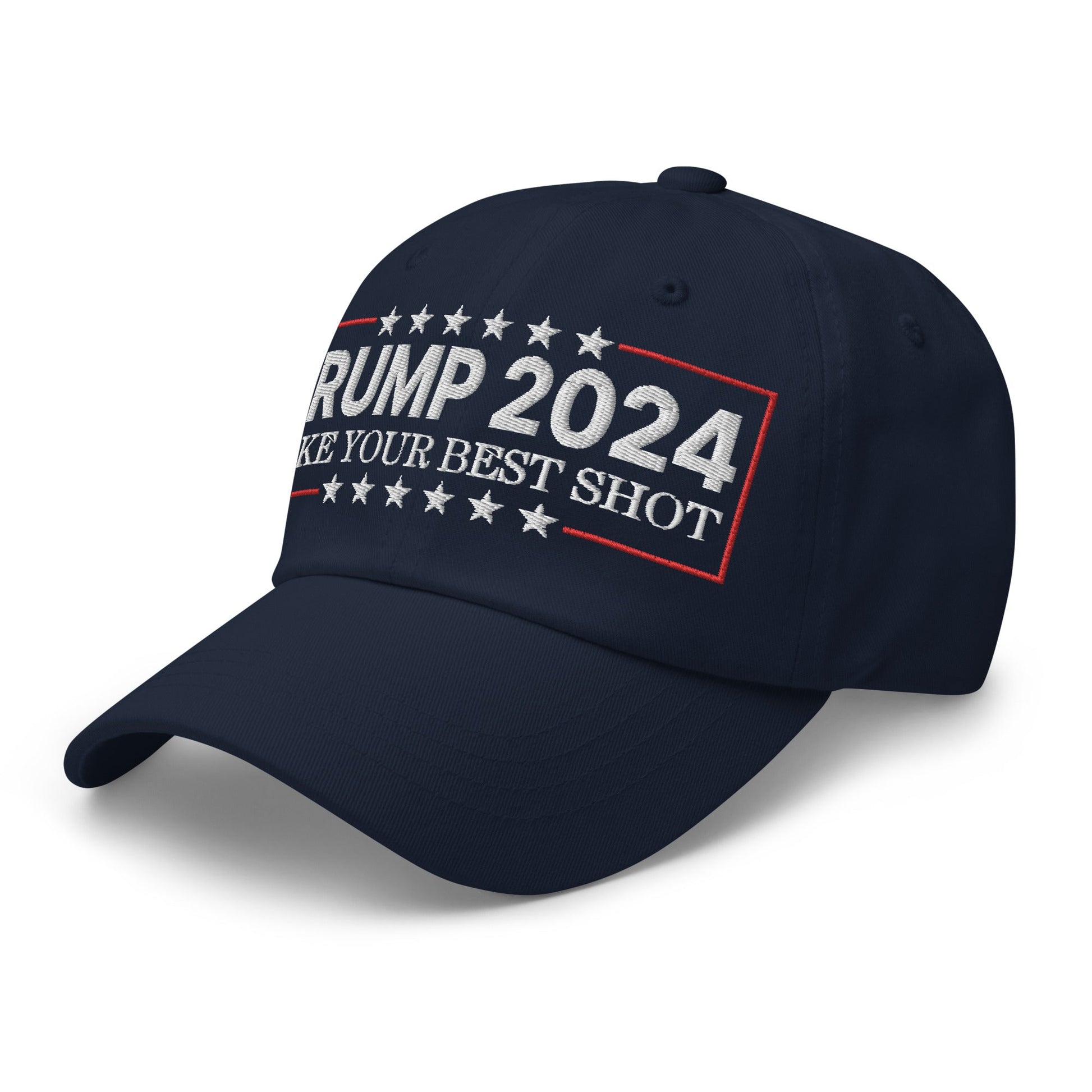 Donald Trump 2024 Take Your Best Shot Dad Hat Navy