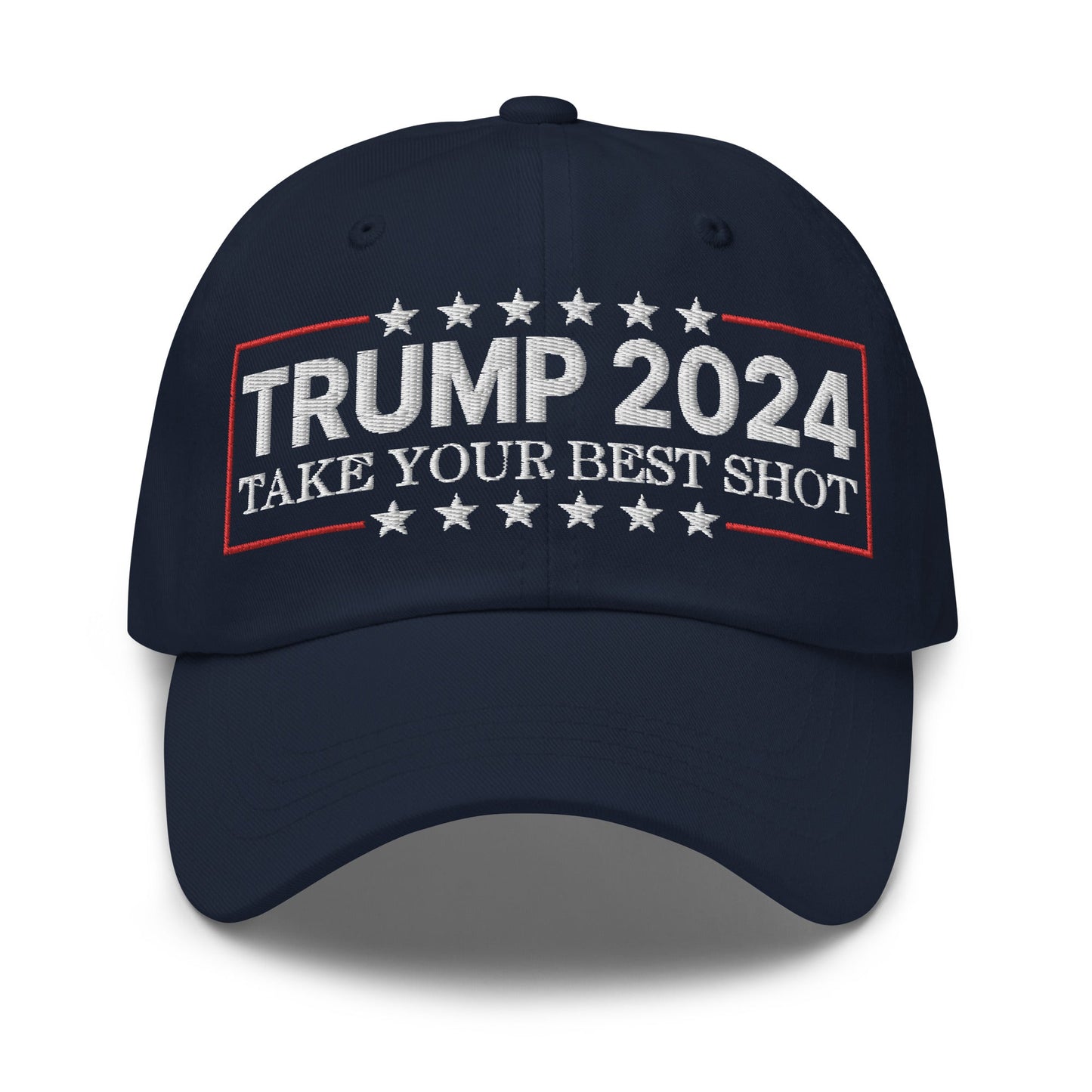 Donald Trump 2024 Take Your Best Shot Dad Hat Navy