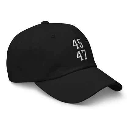 Donald Trump 45-47 Dad Hat Black