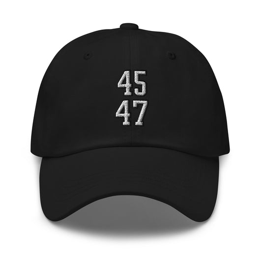 Donald Trump 45-47 Dad Hat Black