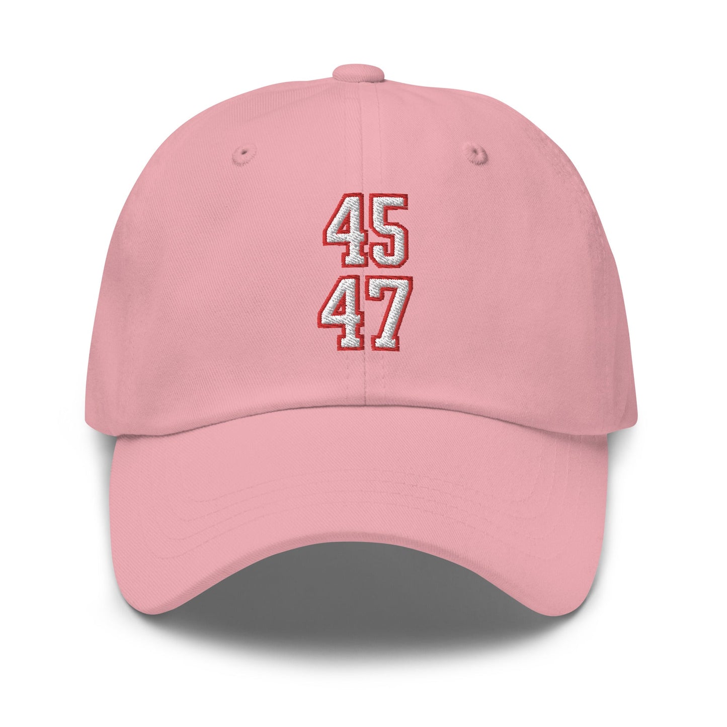 Donald Trump 45-47 Dad Hat Pink