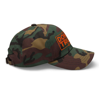 Donald Trump 45-47 Embroidered Dad Hat Green Camo