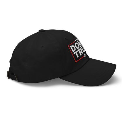 Donald Trump 45-47 Embroidered Dad Hat Black