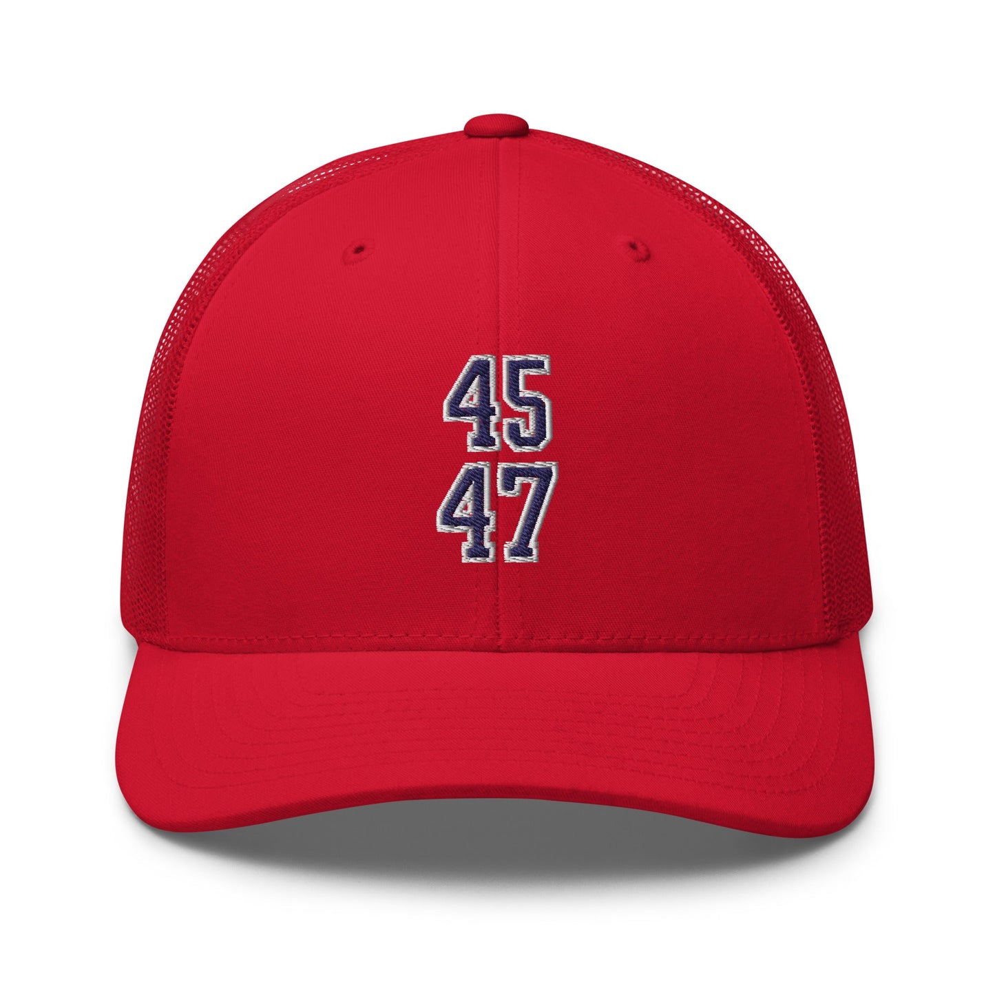 Donald Trump 45-47 Retro Trucker Hat Red