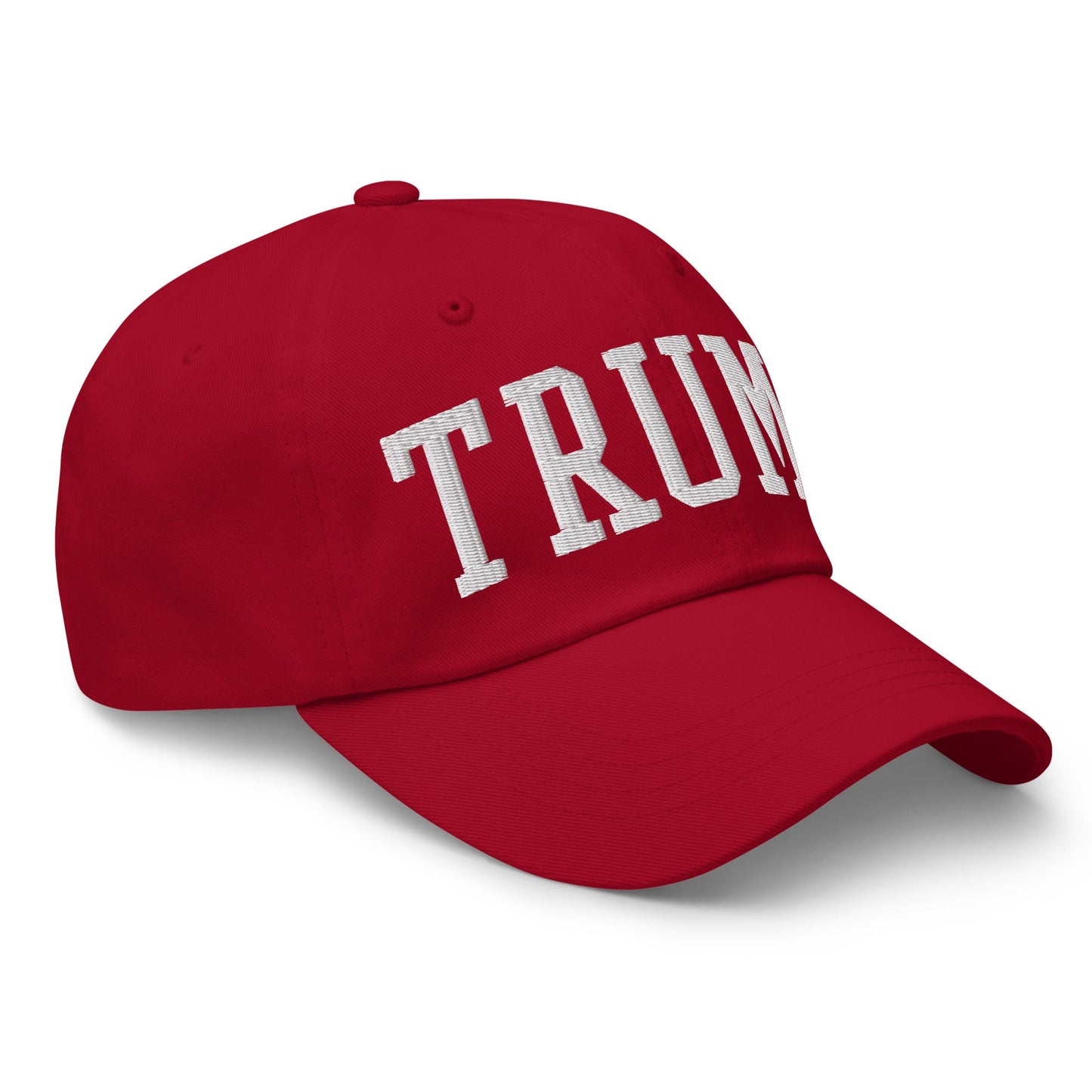 Donald Trump Block Golf Dad Hat Cranberry