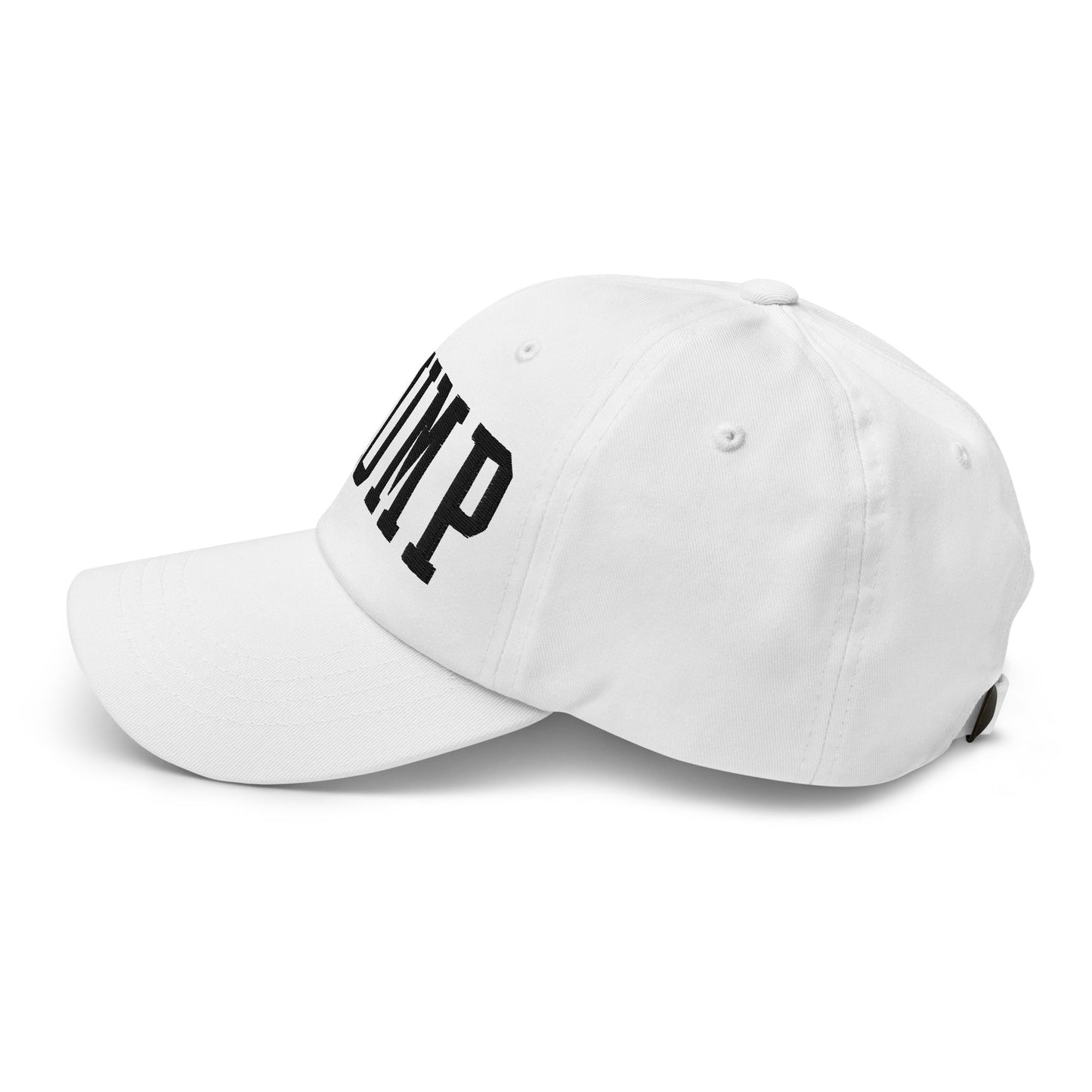 Donald Trump Block Golf Dad Hat White