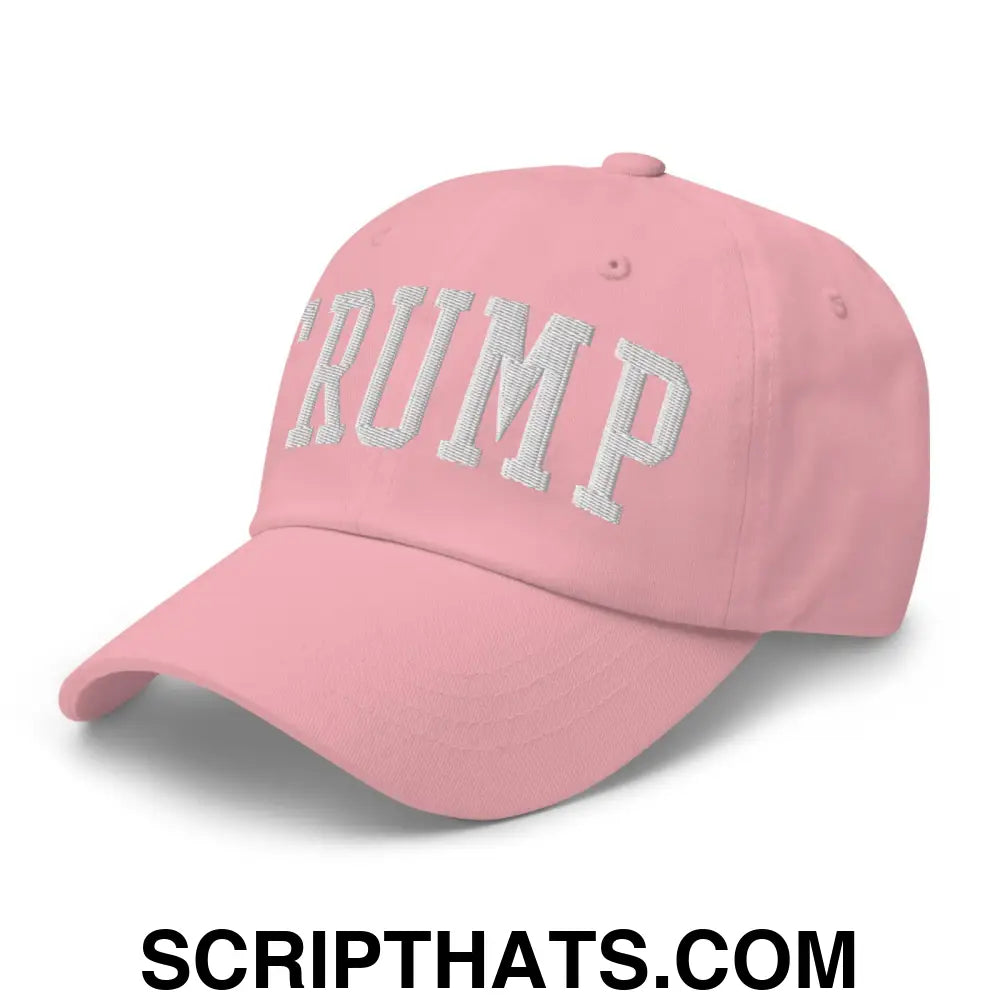 Donald Trump Block Golf Dad Hat Pink