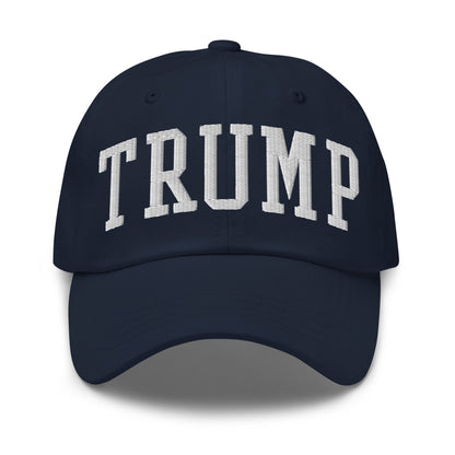 Donald Trump Block Golf Dad Hat Navy