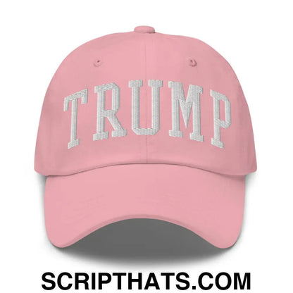 Donald Trump Block Golf Dad Hat Pink