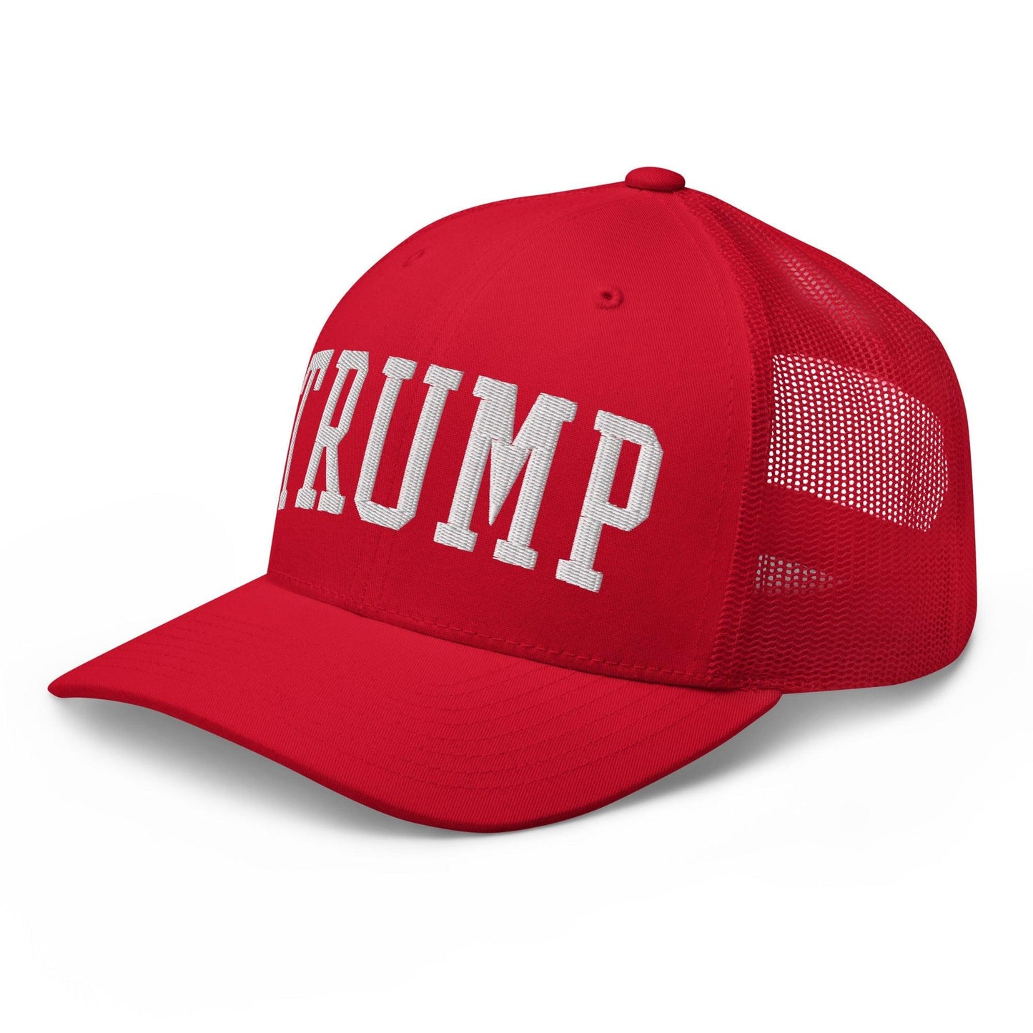 Donald Trump Block Retro Trucker Hat Red