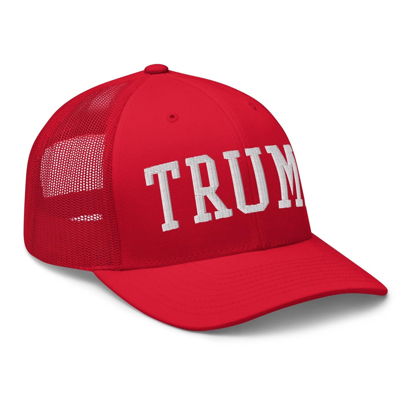 Donald Trump Block Retro Trucker Hat Red