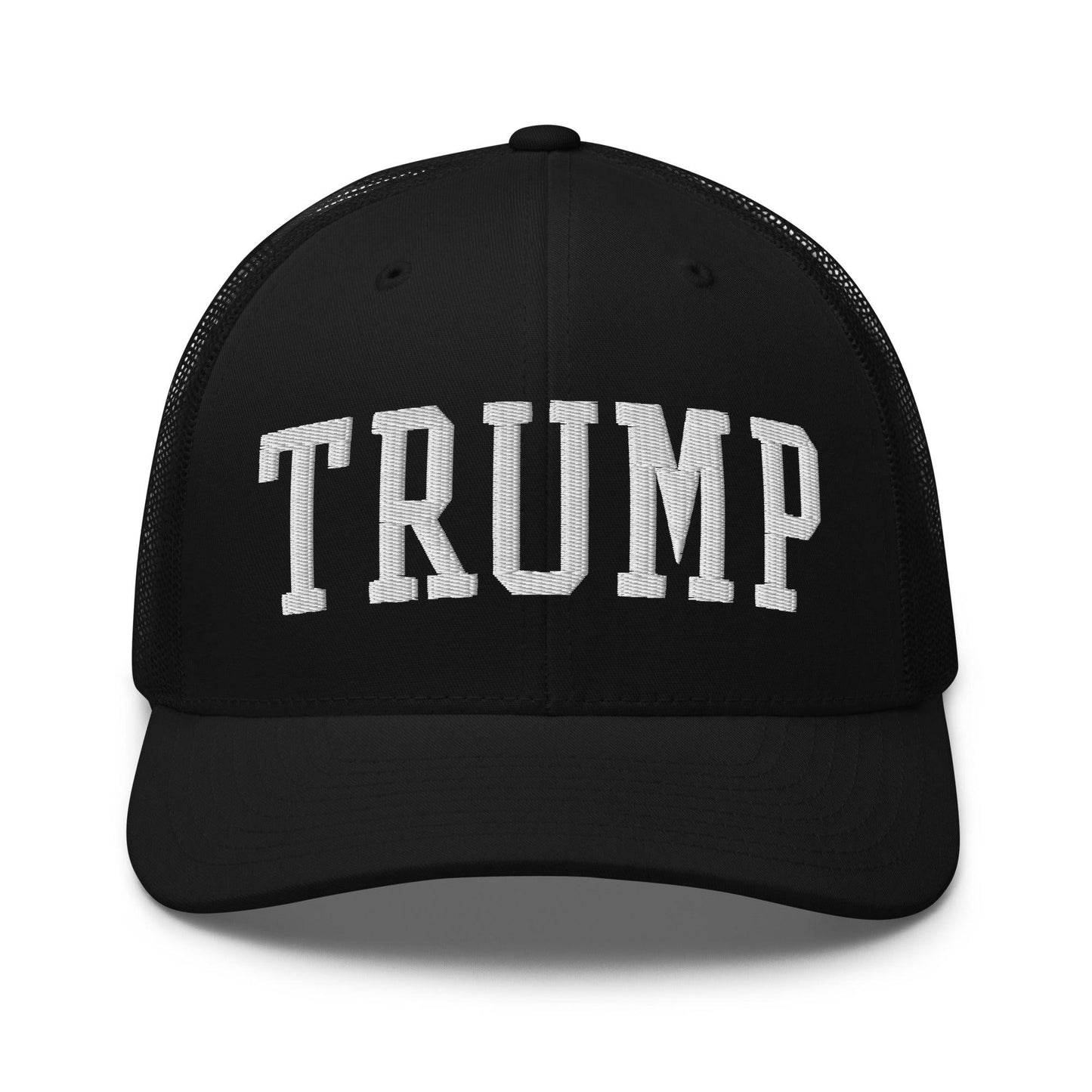 Donald Trump Block Retro Trucker Hat Black