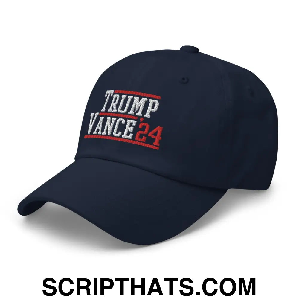 Donald Trump JD Vance 2024 Dad Hat Navy