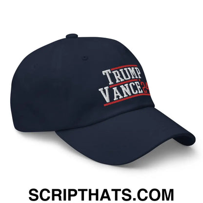 Donald Trump JD Vance 2024 Dad Hat Navy