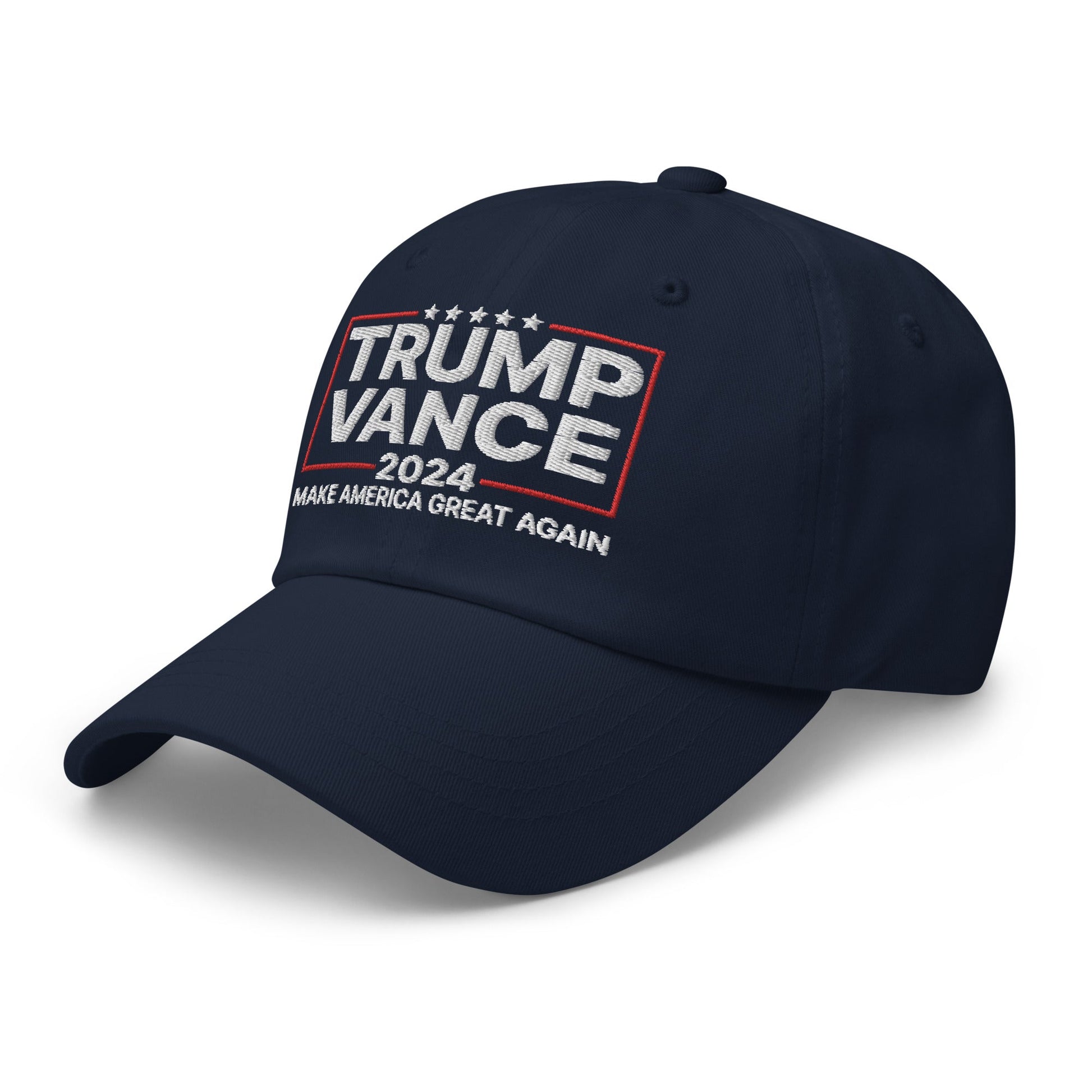 Donald Trump JD Vance 2024 MAGA Dad Hat Navy