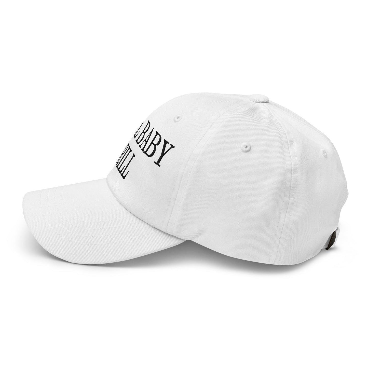 Drill Baby Drill Golf Dad Hat White