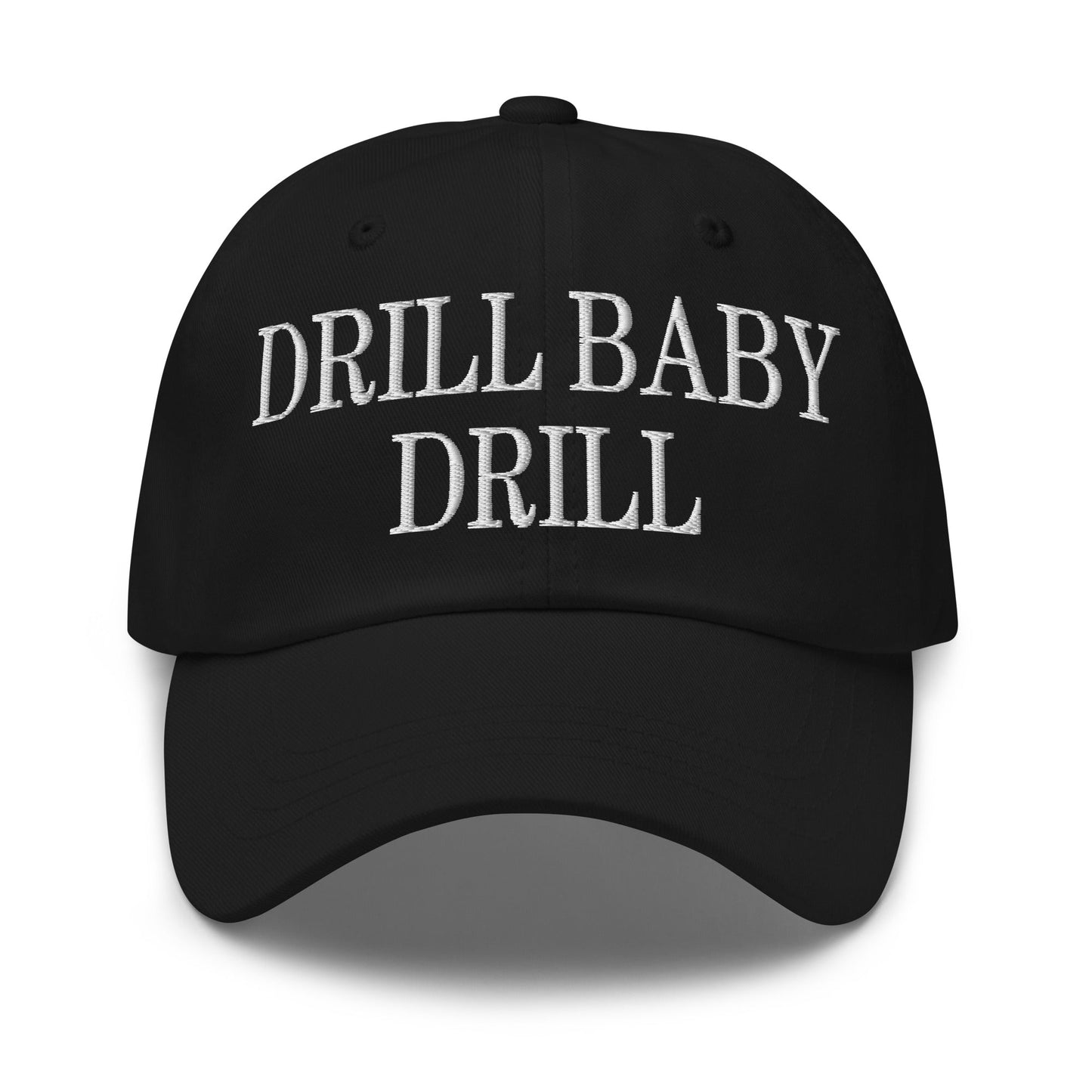 Drill Baby Drill Golf Dad Hat Black