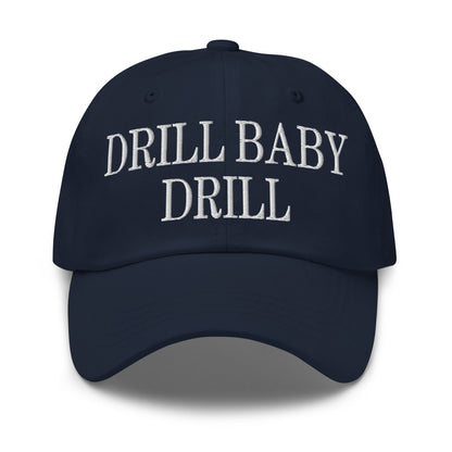 Drill Baby Drill Golf Dad Hat Navy