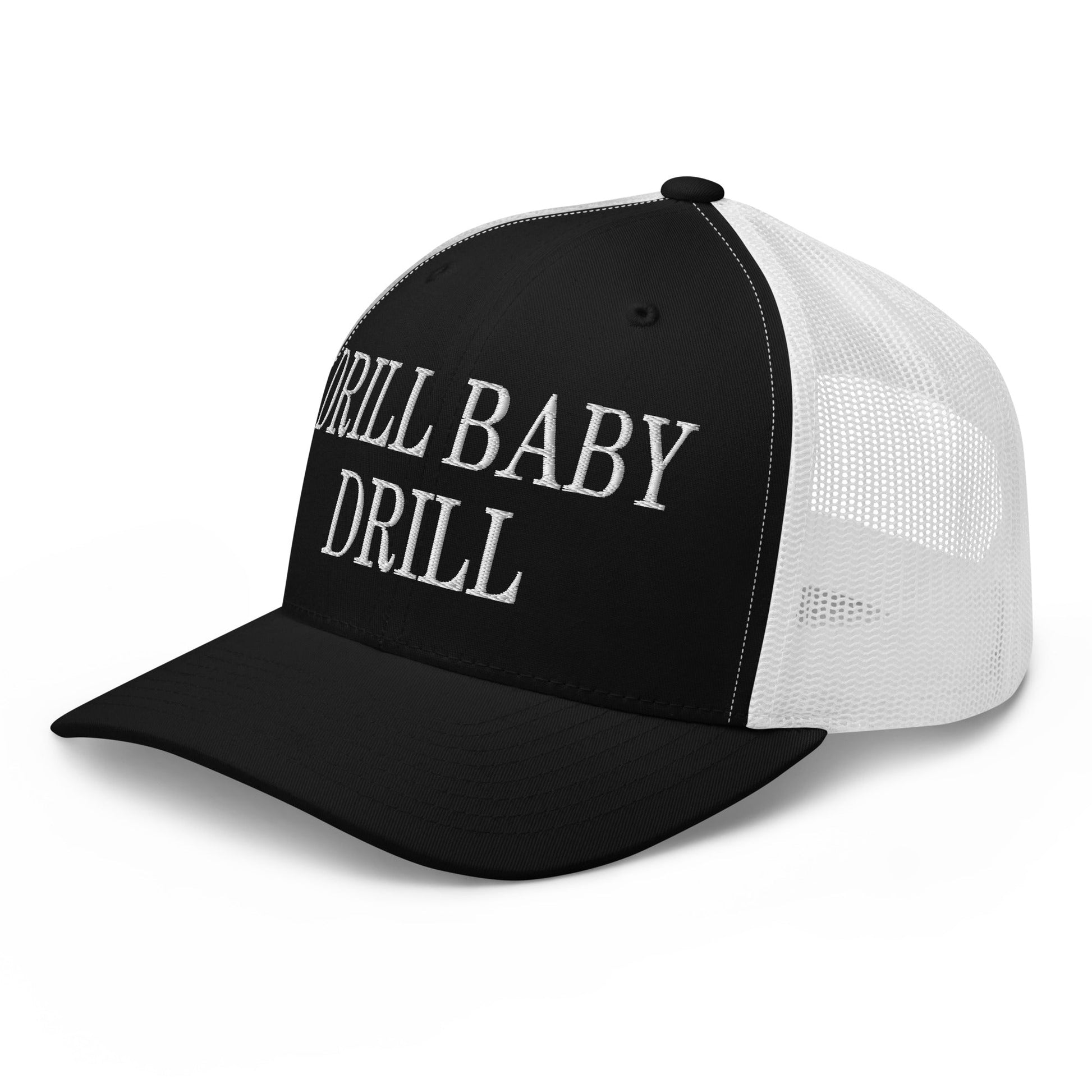 Drill Baby Drill Retro Trucker Hat Red