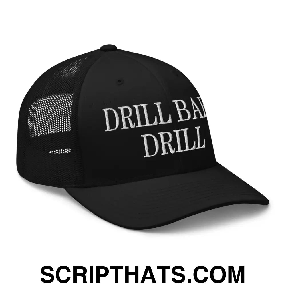 Drill Baby Drill Retro Trucker Hat Red