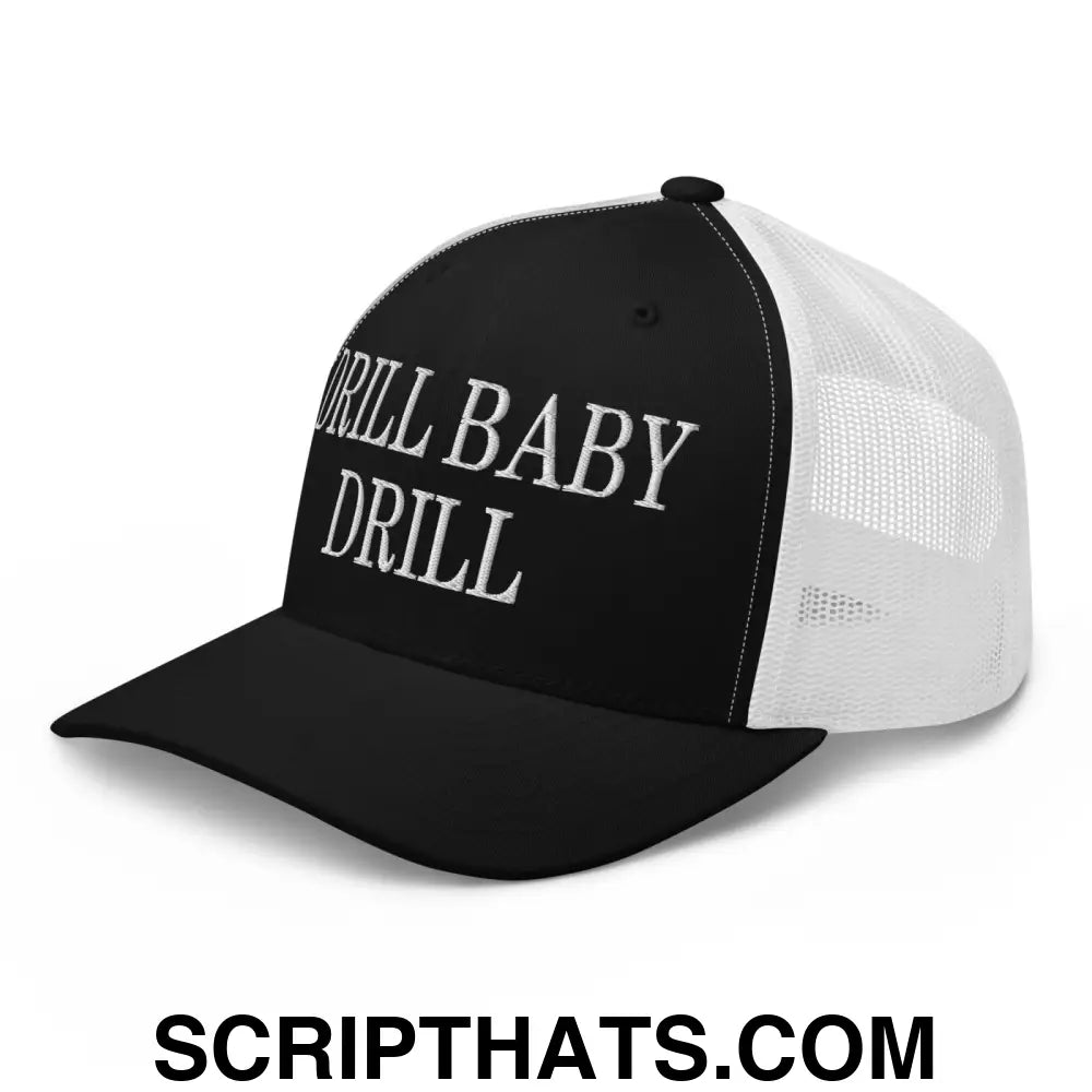 Drill Baby Drill Retro Trucker Hat Red