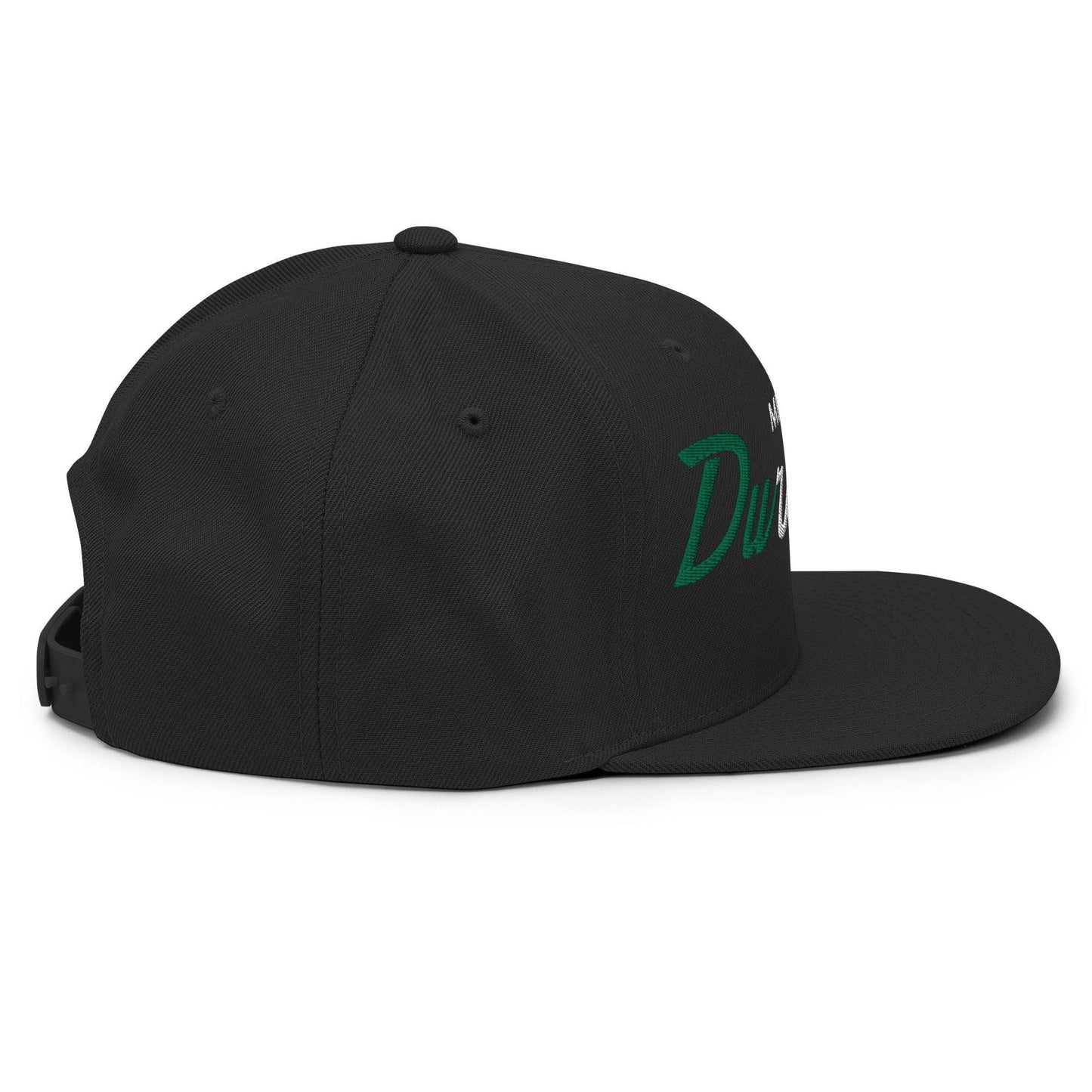 Durango Mexico Vintage Sports Script Snapback Hat Black