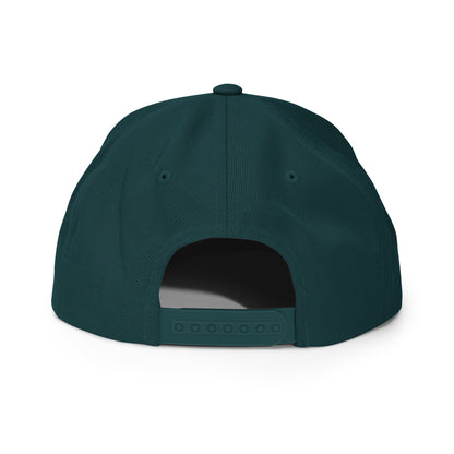 EBITDA Varsity Letterman Block Snapback Hat Spruce