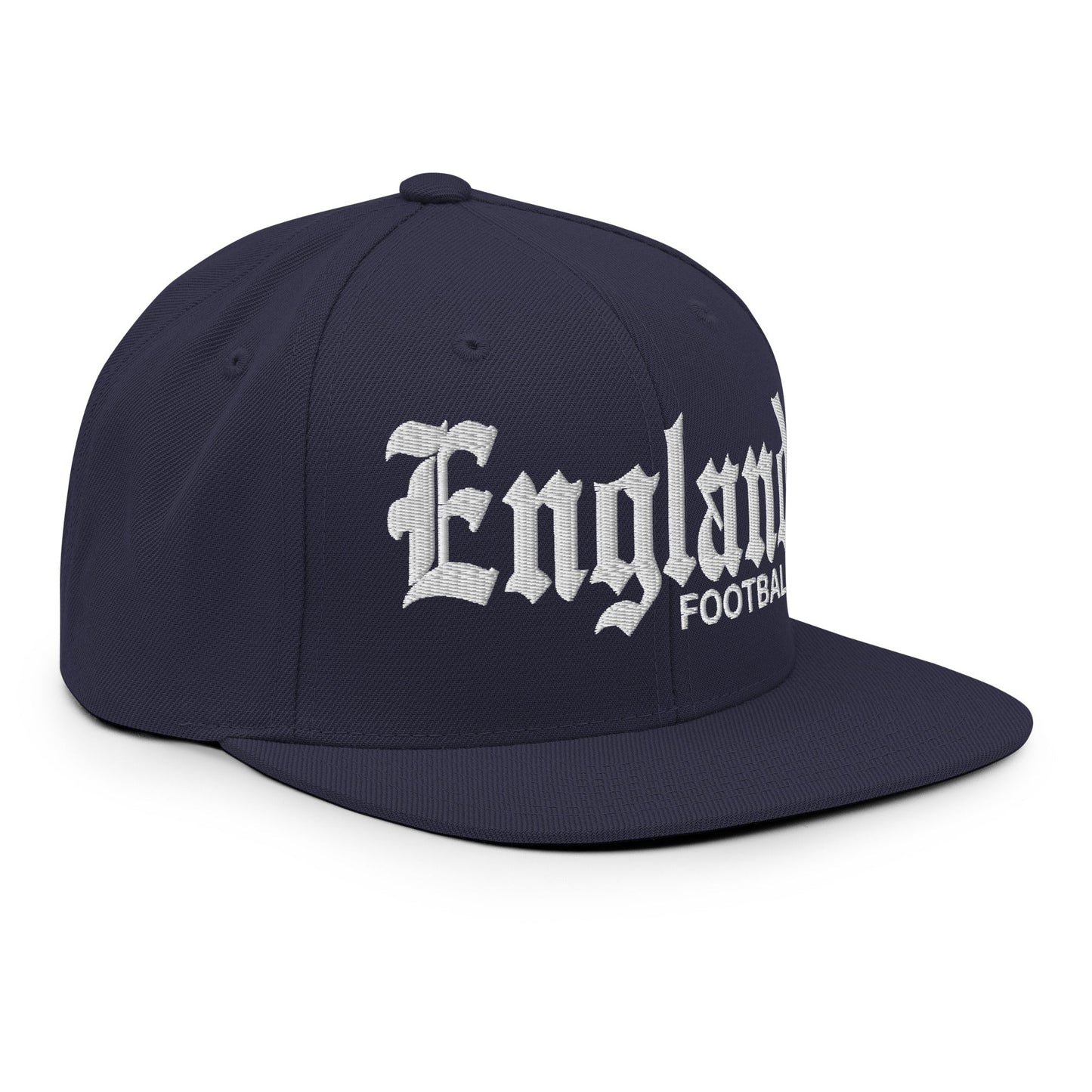 England Football Soccer OG Old English Snapback Hat Navy