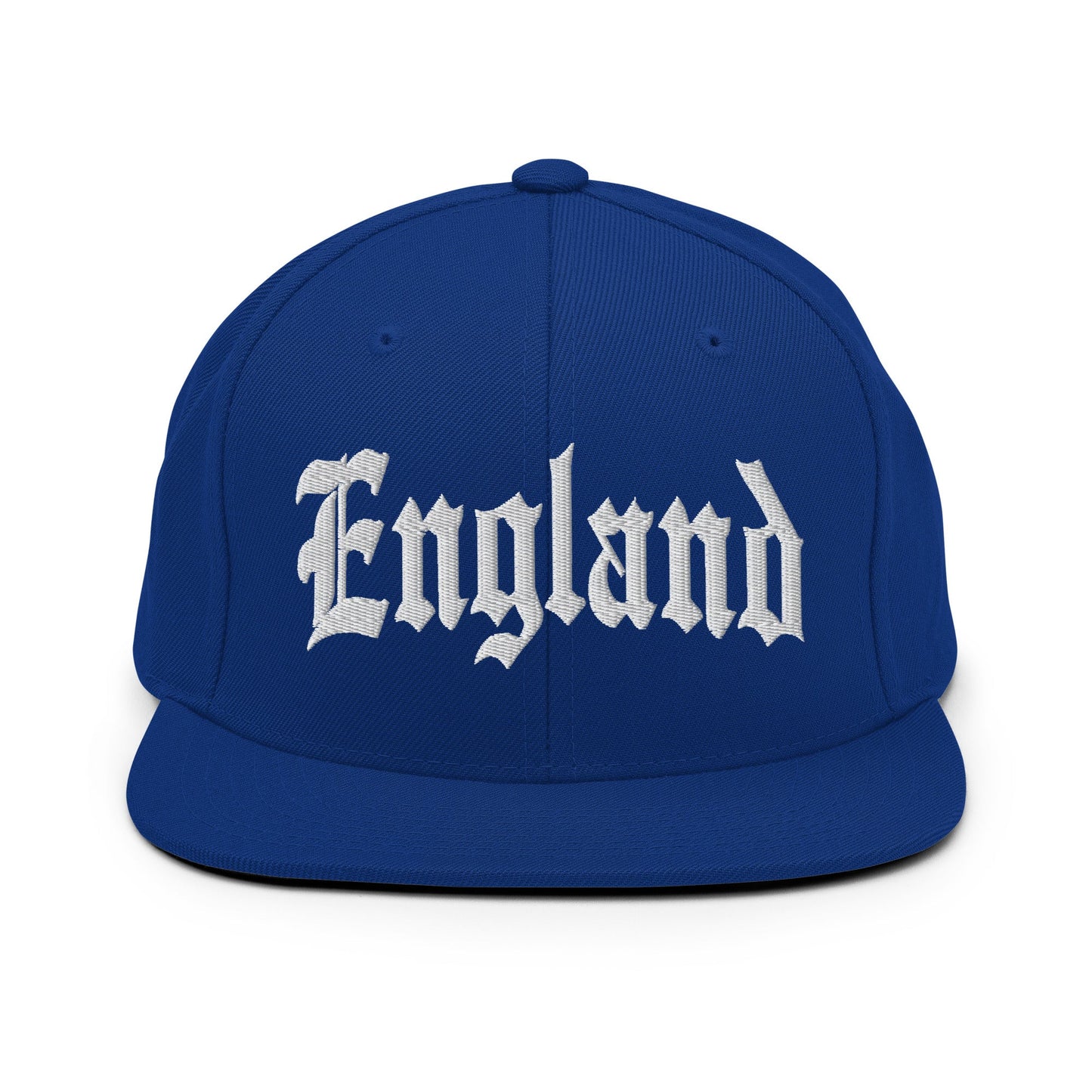 England Old English OG Snapback Hat Royal Blue